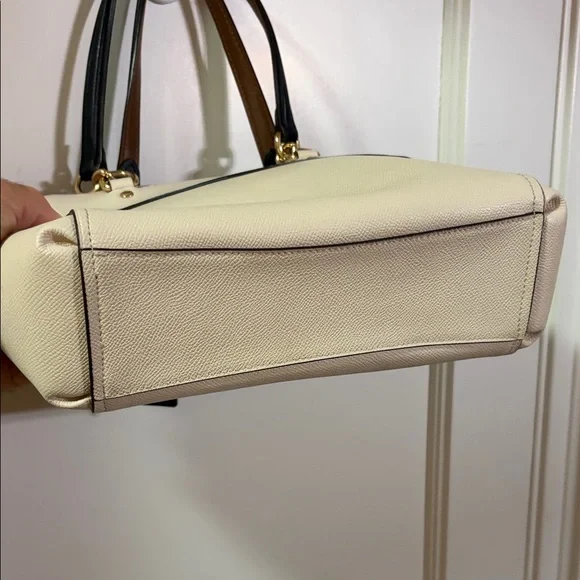 Coach Brooke Carryall Cream and Black Shoulder Bag - Picture 10 of 16